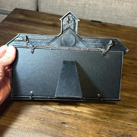 NWOT School House Silver Picture Photo Frame Home Accents Decor Table Top - Picture 14 of 16